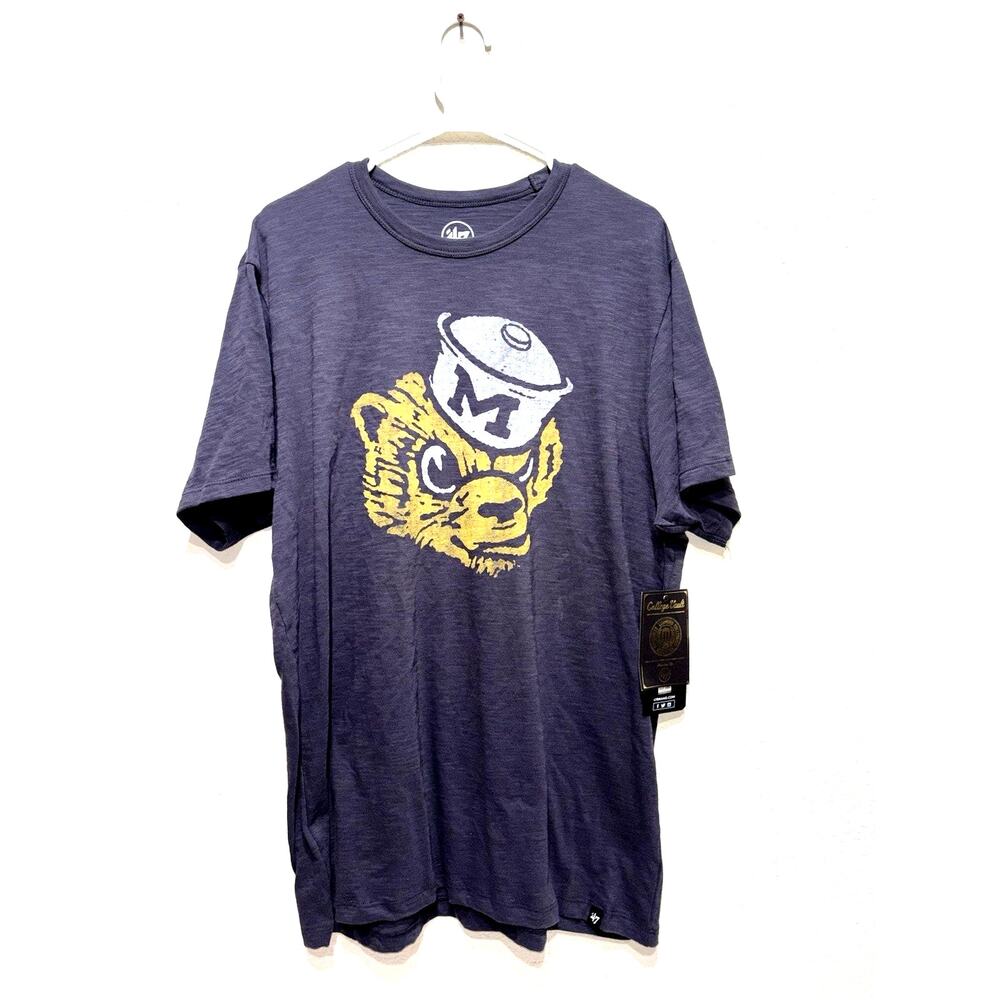 47 Grand Vault Michigan Wolverines T-Shirt Gray Xl NWT
